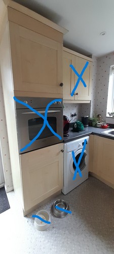 Beech colour kitchen units - beech,