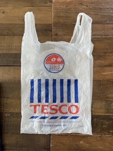 Vintage 2001 tesco carrier bag - tesco,