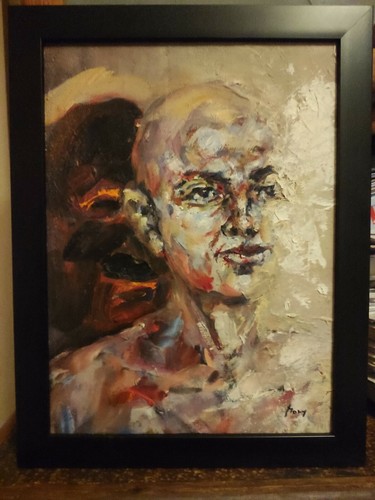 Oil canvas mory ouattara - canvas,