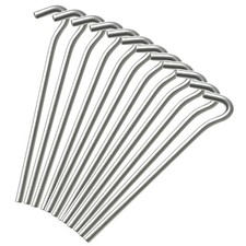 Tent Pegs For Camping, Awning, Gazebo & Ground Sheet Strong Anchor - Galvanised