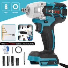For Makita 18V Cordless Impact Wrench Brushless Screwdriver 1000NM +5 Sockets UK
