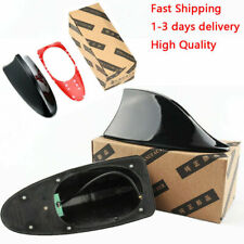 UK Stock Gloss Black Car Shark Fin Aerial Antenna Mast Roof AM/FM Radio Signal