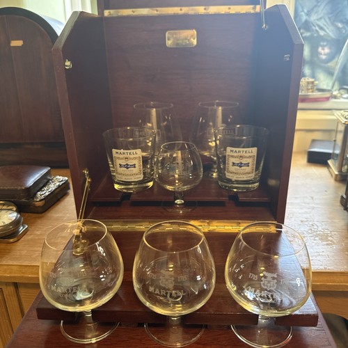 Vintage martell cognac wooden - martell,