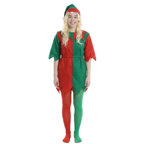 Ladies blonde christmas elf - blonde,