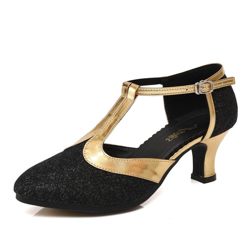 Women black flapper shoes - black,
