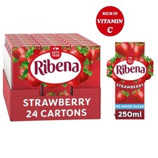 Ribena Strawberry Juice 24 x