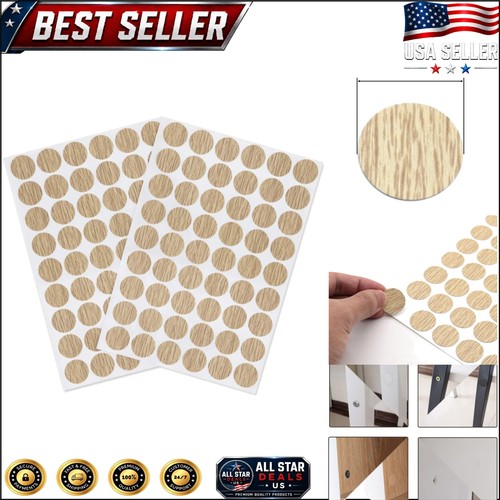 Light oak screw hole cover - screw,