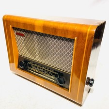 PYE P75A Valve Compact Table Radio, 1953 - Very Bright & Clean, Untested