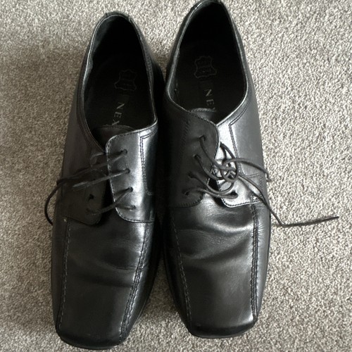 Next men black leather - men’s,