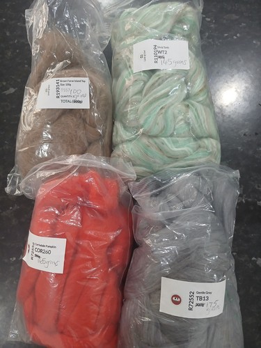Bundle spinning fiber from - bundle,