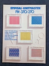 KNITMASTER KNITTING MACHINE BOOK F370 SK270 FINE GAUGE PUNCH CARD PATTERNS  