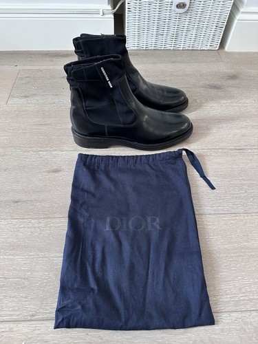 Dior men leather boots - men’s,