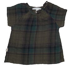 Marie Chantal Bubble Cotton Check Bow Front Top Various Sizes Colours NWOT