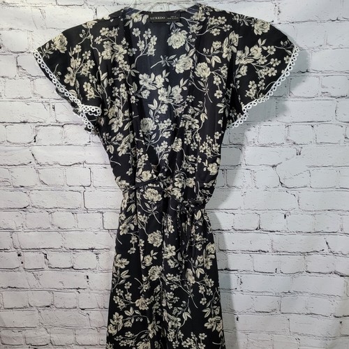 Luxedo floral wrap dress - floral,