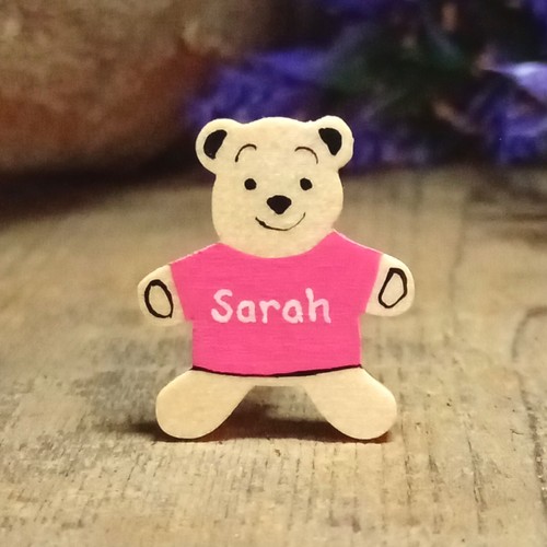 Name badge handmade customised - name,