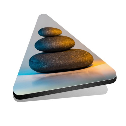 Triangle fridge mdf magnet - triangle,