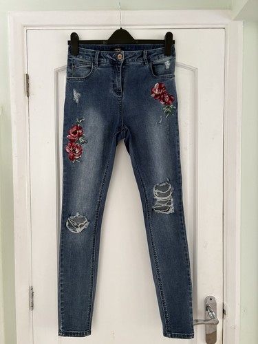 Ladies jeans size ripped - ladies,