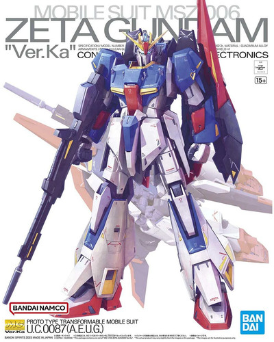 Bandai 100 zeta gundam - bandai,