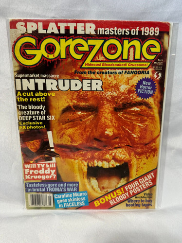 Gorezone magazine 1989 - gorezone,