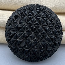 Victorian Whitby Jet Carved