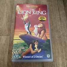 The Lion King - VHS Video Tape