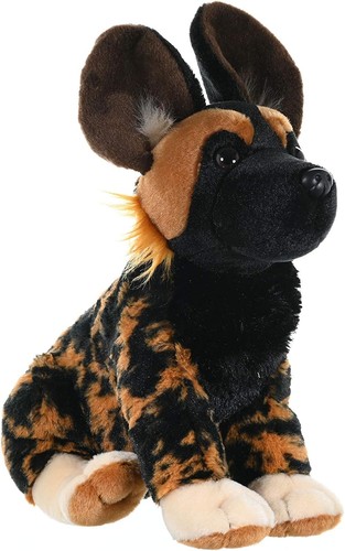African wild dog - wild, plush