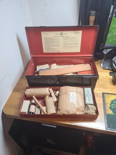 Ww2 era first aid kit - era,