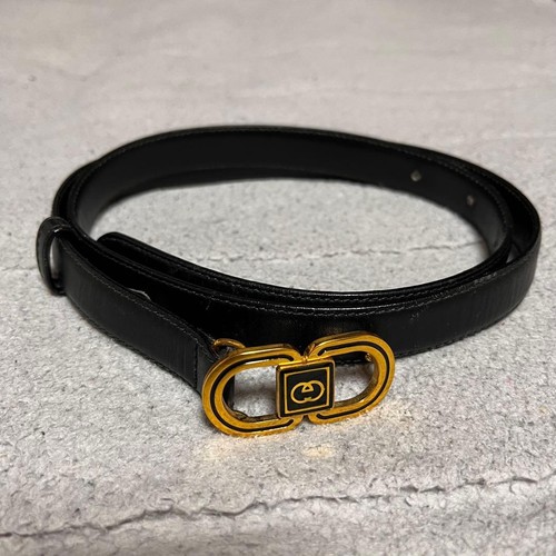 Gucci black leather belt in - black, 34