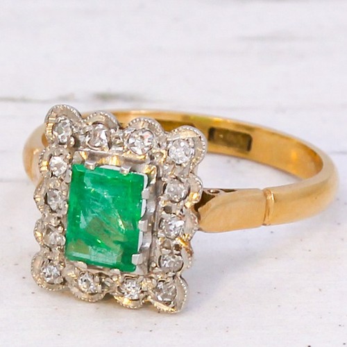 Edwardian 55ct emerald - edwardian,