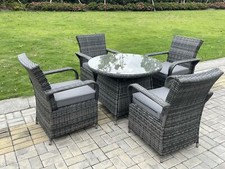 Fimous 4 Seater Outdoor Rattan