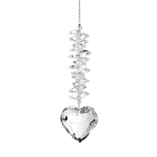 Prism ball pendant heart - prism,