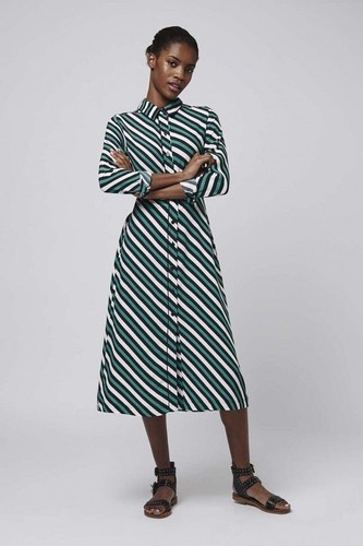Topshop striped button - topshop,