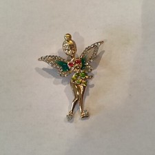 Beautiful Gold Diamante Fairy