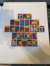 Peter Blake Dazzle letter 2017  set Silkscreen on paper  limited edition