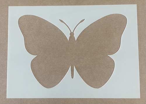 Mylar stencil butterfly - mylar,