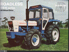 Roadless 118 K series All Wheel Drive Tractor Brochure Leaflet