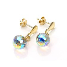 9ct Gold Faceted Aurora