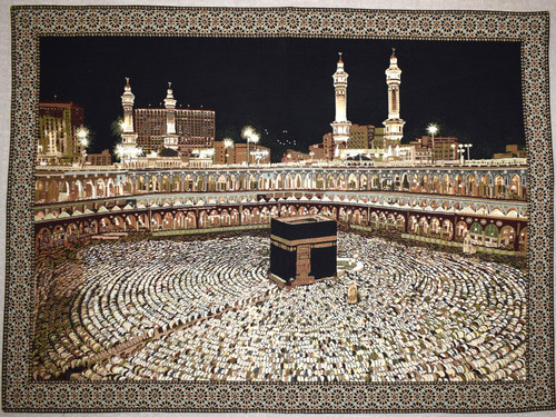 Kaaba night tapestry large - kaaba, tapestry,