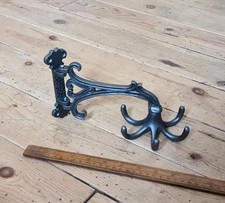 Rustic Iron swivel Hook rail