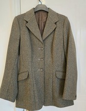 Ladies Caldene  Brown Tweed Showing Jacket 100% wool Size 10 (34)