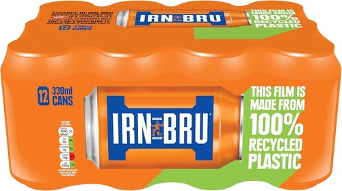 Irn bru fizzy - drink, cans