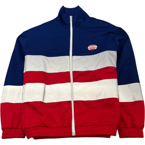 Gucci men striped zip track - gucci,