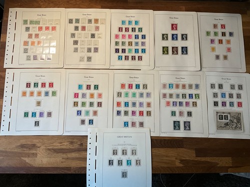Definitive stamp collection - gb,