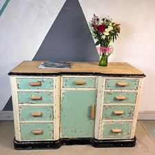 1930s Pine Painted Vintage Sideboard
