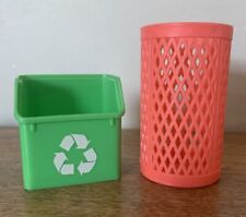 Our Generation Doll School Desk Accessories RECYCLING AND BASKET BINS