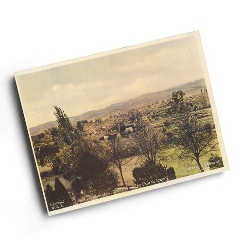 Print vintage oxfordshire - a4,