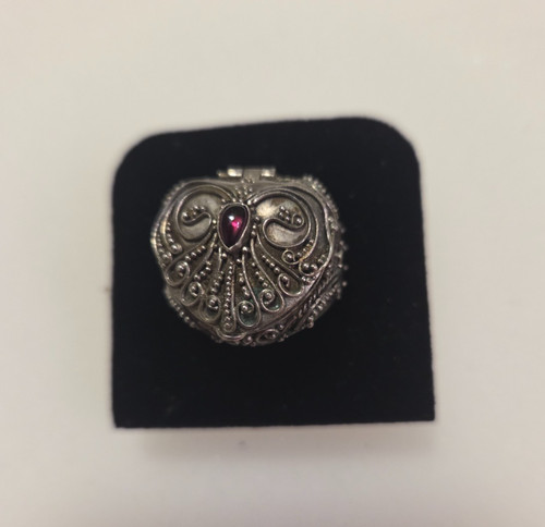 Poison ring vintage silver - ,