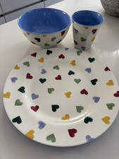 Vintage Emma Bridgewater 3 Piece Breakfast/Dinner Melamine Set