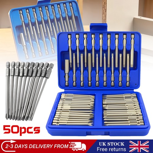 50pc magnetic screwdriver bit - magnetic,