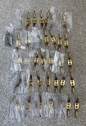 Solid brass cleats hooks - solid,